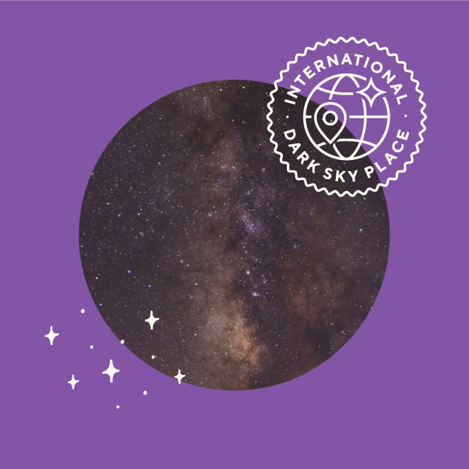 Photo of the Milky Way with the